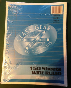 yesBack2School Loose Leaf Wide Ruled Paper